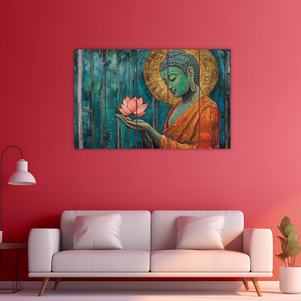 inep-b0dl5fk1hj-five-panel-buddha-framed-wall-art-displayed-on-living-room-wall-with-floral-design-and-rich-colors.jpg